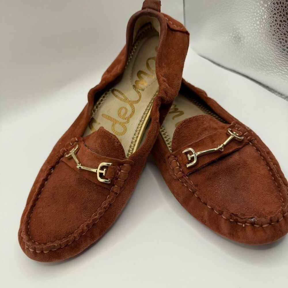 Sam Eldeman Falto loafers, Rosewood, womens size 6